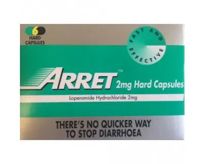 ARRET LOPERAMIDE CAPSULES (6PK) Chemco Pharmacy
