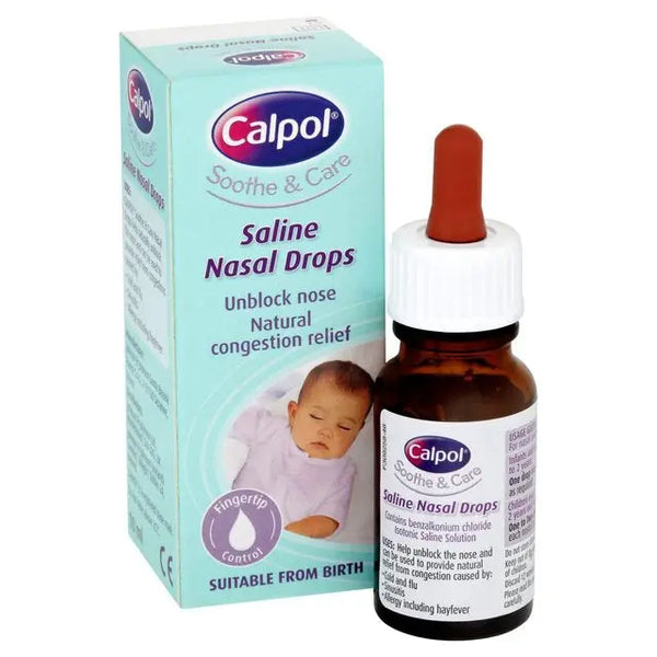 CALPOL SALINE NASAL DROPS 10ML Chemco Pharmacy