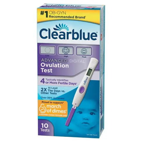 CLEARBLUE ADVANCED DIGITAL OVULATION TEST 10PK Chemco Pharmacy
