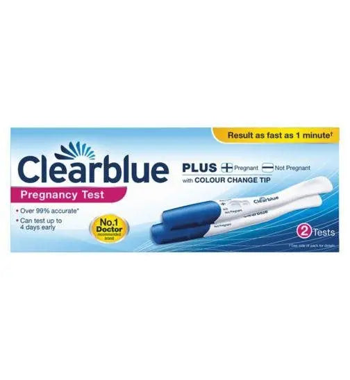CLEARBLUE PLUS PREGNANCY TEST 2PK