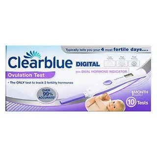 CLEARBLUE DIGITAL OVULATION TEST 10PK Chemco Pharmacy