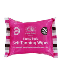 COCOA BROWN FACE & BODY SELF TANNING WIPES (20PK)