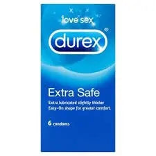 DUREX EXTRA SAFE CONDOMS 6PK