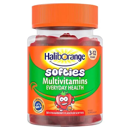 HALIBORANGE FRUIT SOFTIES MULTIVITAMINS STRAWBERRY FLAVOUR (30PK) Chemco Pharmacy