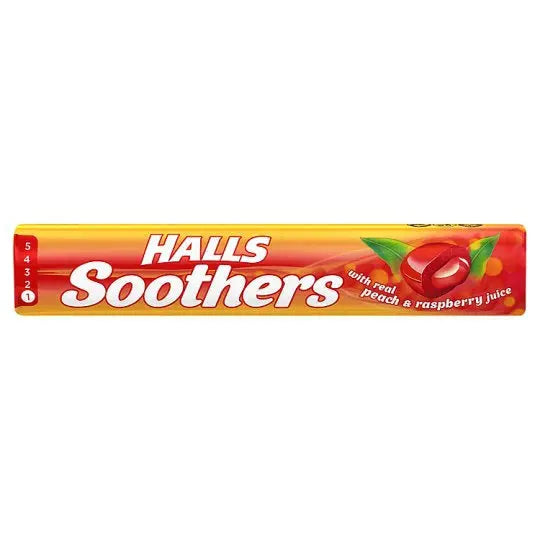 HALLS SOOTHERS PEACH & RASPBERRY