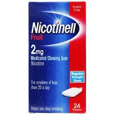 NICOTINELL FRUIT 2MG 24PK GUM Chemco Pharmacy