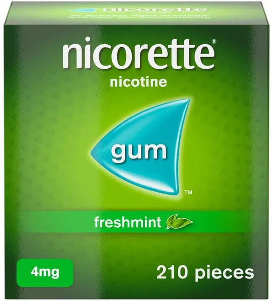 NICORETTE CLASSIC GUM 4MG 210PK Chemco Pharmacy