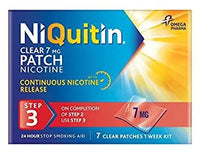 NIQUITIN CLEAR STEP 3: 7MG PATCH (7 PATCHES)