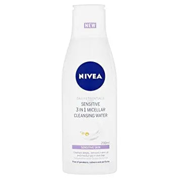 NIVEA DAILY ESSENTIALS SENSITIVE 3IN1 MICELLAR CLEANSING WATER 200ML