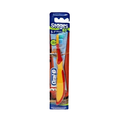 ORAL B STAGE 3 TOOTHBRUSH 5-7 YEARS CARS Chemco Pharmacy