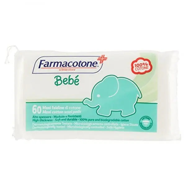 FARMACOTONE BABY COTTON PADS 60PK Chemco Pharmacy