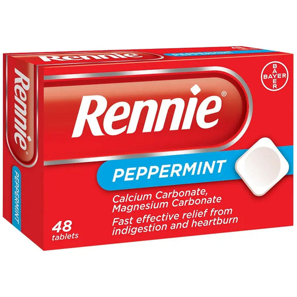 RENNIE PEPPERMINT TABLETS 48PK Chemco Pharmacy